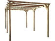 HABITAT ET JARDIN - Carport voiture en bois "Solar II" 3 x 5 x 2.4 - vignette