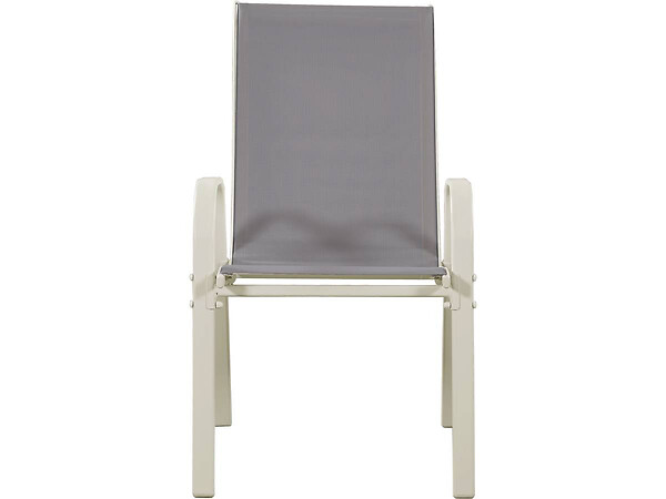 HABITAT ET JARDIN - Fauteuil jardin Textilène "Cordoba" - Phoenix - Gris clair - Lot de 4 - large
