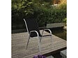 HABITAT ET JARDIN - Fauteuil jardin Textilène "Cordoba" - Phoenix - Noir - Lot de 4 - vignette
