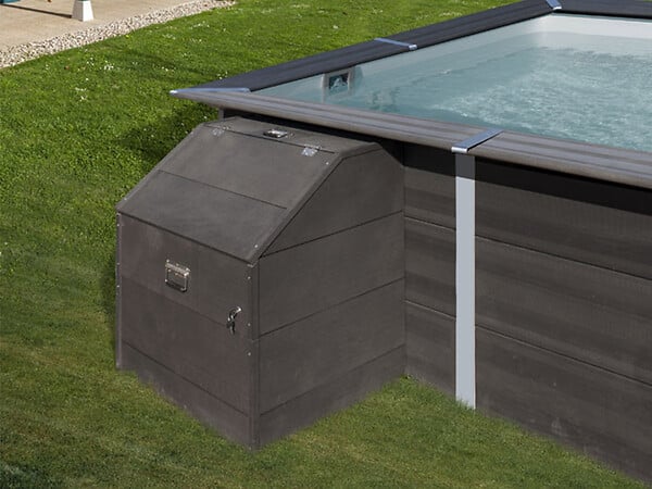 GRE - Coffre de filtration piscine composite hauteur 0,89 m - Gré - large