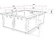 HABITAT ET JARDIN - Piscine bois rectangle " Caimans  " - 4.10 x 3.00 x 1.24  m + Mini pompe à chaleur 3.5kW - Métal - Gris - vignette