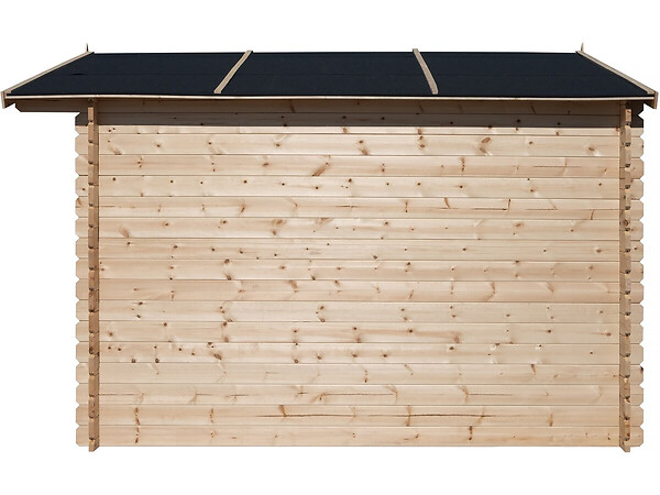HABITAT ET JARDIN - Abri de jardin bois 9.4 m² "Lys" - 320 x 298 x 225 cm - 28 mm - large