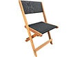 HABITAT ET JARDIN - Chaise pliante en bois exotique "Seoul" - Maple - Noir - Lot de 2 - vignette