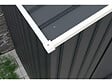 HABITAT ET JARDIN - Garage métal  " Houston" - 18,56m² avec gouttière - Anthracite - vignette