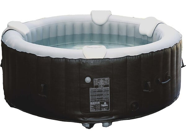 HABITAT ET JARDIN - Lot de 2 Appuie-têtes et 1 Porte-gobelet pour Spa - large