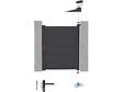 HABITAT ET JARDIN - Pack portail + portillon "Marc" - Gris - vignette