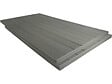 HABITAT ET JARDIN - Lot de 3 lames de terrasse composite pleines - Long: 2,4m - 1m2- Gris foncé - vignette