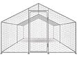 HABITAT ET JARDIN - Enclos à poules 9 m² parc grillagé 3 x 3 x 2 M acier galvanisé - vignette
