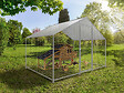 HABITAT ET JARDIN - Enclos à poules 6 m² parc grillagé 2 x 3 x 2 M acier galvanisé - vignette