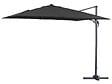 HABITAT ET JARDIN - Parasol jardin déporté alu "Sun 3" 3 x 3 m - Noir - vignette