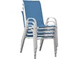HABITAT ET JARDIN - Table et chaises de jardin en textilène "Cordoba XL 180" - Phoenix - 8 places - Bleu - vignette