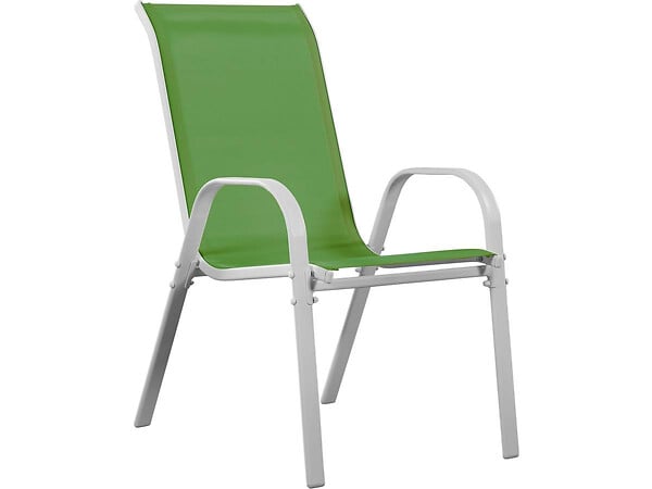 HABITAT ET JARDIN - Table et chaises de jardin en textilène "Cordoba XL 180" - Phoenix - 8 places - Vert - large