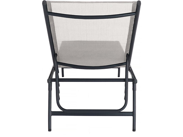 HABITAT ET JARDIN - Lot de 2 bains de soleil en métal "Sublima" - 180 x 54 x 104 cm - Beige - large