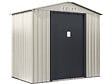 HABITAT ET JARDIN - Abri de jardin métal "Nebraska" - 4.07 m² - Beige/Gris anthracite - vignette