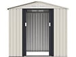 HABITAT ET JARDIN - Abri de jardin métal "Nebraska" - 4.07 m² - Beige/Gris anthracite - vignette