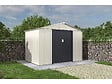 HABITAT ET JARDIN - Abri de jardin métal "Nebraska" - 5,29 m2 (4,83 m2 au sol) - Beige - vignette