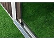 HABITAT ET JARDIN - Abri de jardin métal "Dallas" - 15,16 m² - Taupe - vignette