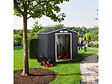 HABITAT ET JARDIN - Abri de jardin métal "Vegas" - 2,7 m² - Gris - vignette