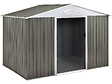 HABITAT ET JARDIN - Abri de jardin métal "Dallas" - 2.71 m² - Taupe - vignette