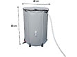 HABITAT ET JARDIN - Récupérateur d'eau souple en PVC 250 L - Gris - vignette
