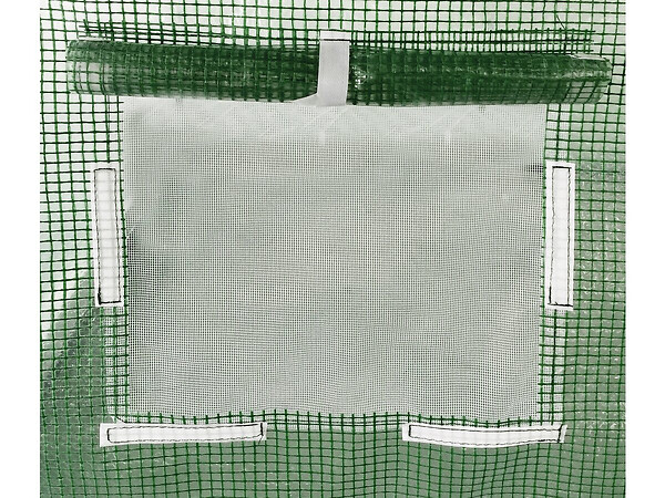 HABITAT ET JARDIN - Serre tunelle de jardin 4 x 3 m "Lys" - 12 m² - 140g - Vert - large