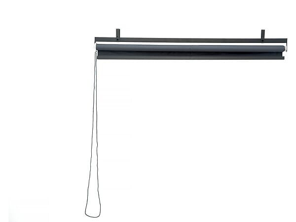 HABITAT ET JARDIN - Lot de 3 stores rétractables pergola - 124 x 225 cm - Gris anthracite - large