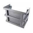 NICOLL - Réhausse pour courette anglaise Nicoll ECA7 hauteur 18cm en pvc 26x13,5cm gris clair - vignette