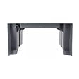 NICOLL - Réhausse pour courette anglaise Nicoll ECA7 hauteur 18cm en pvc 26x13,5cm gris clair - vignette