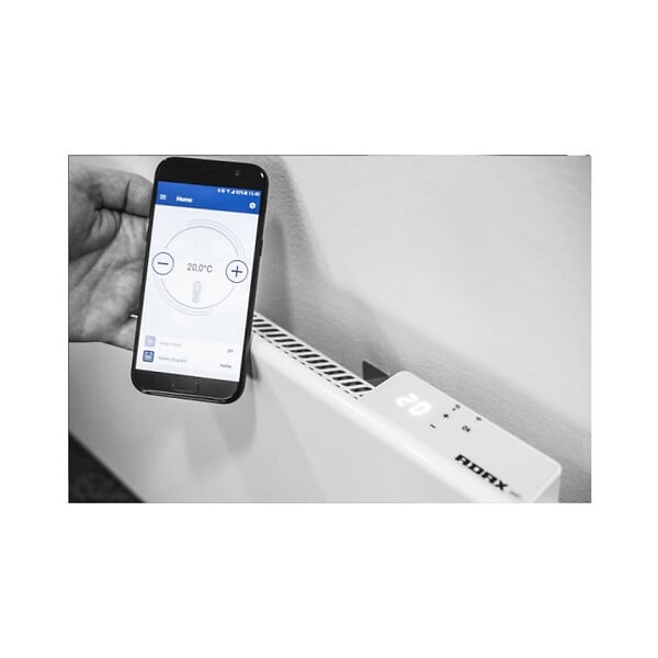 ADAX - Radiateur électrique ADAX connecté Wi-FI - Blanc - 600 W - NEO L 06 KWT - large