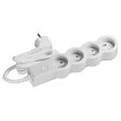 LEGRAND - Multiprise fb 4x2p+t standard interrupteur 3m blanc/gris - vignette