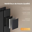 EMKE - EMKE Radiateur Chauffage Central Vertical 160 x 46 cm 1449W Double Panneau en Acier Anthracite – Radiateur Eau Chaude Mural Design - vignette