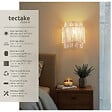 TECTAKE - Applique murale LIGNEA LUX en jute de style bohème 40W marron naturel - vignette