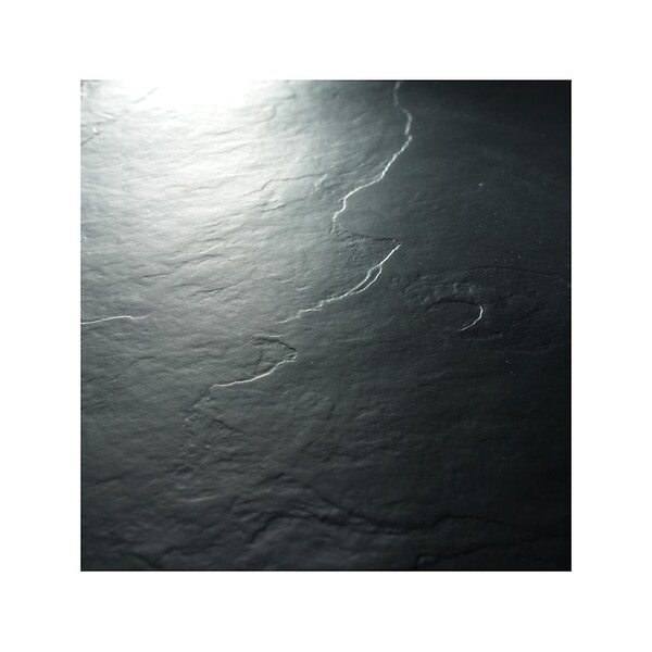 PLANETE BAIN - Receveur de douche extra plat à poser 90x90 Design reflet ardoisé Noir - large
