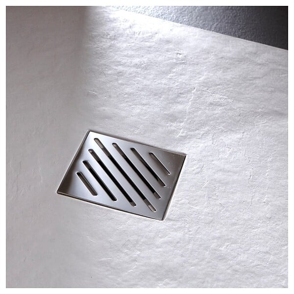 PLANETE BAIN - Receveur de douche 90x120 extra plat à poser blanc - large