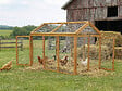HABITAT ET JARDIN - Enclos extension en bois pour poulailler "Coco" - 6 poules - Marron - vignette