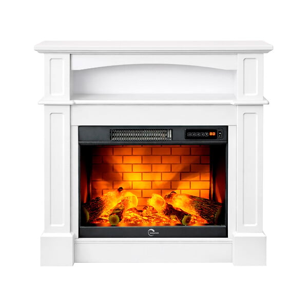 SANNOVER - Cheminée Electrique Sifora 2 000W 80,5 x 30 x 81 cm Blanc Sannover - Livrée montée, prête à l'emploi - large