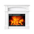 SANNOVER - Cheminée Electrique Sifora 2 000W 80,5 x 30 x 81 cm Blanc Sannover - Livrée montée, prête à l'emploi - vignette