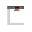 ASLO - Panneau LED Carré 300 x 300mm 24W 3000K Blanc chaud ASLO - vignette