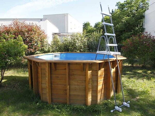 UBBINK - Piscine bois Sunwater 3,60 x 1,20 m liner bleu - Ubbink - large