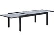 HABITAT ET JARDIN - Table jardin en aluminium extensible "Lagos" - 200/320 x 105 x 76 cm - Gris - vignette
