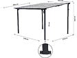 HABITAT ET JARDIN - Pergola tonnelle adossée "Marvin" - 3 x 3 m - 304 x 298 x 243 cm - Gris foncé - vignette