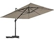 HABITAT ET JARDIN - Parasol jardin déporté en aluminium "Sky 4" - 3 x 4 m - Taupe - vignette