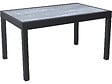 HABITAT ET JARDIN - Table de jardin en aluminium extensible "Lagos" - 140/280 x 90 x 76 cm - Gris - vignette