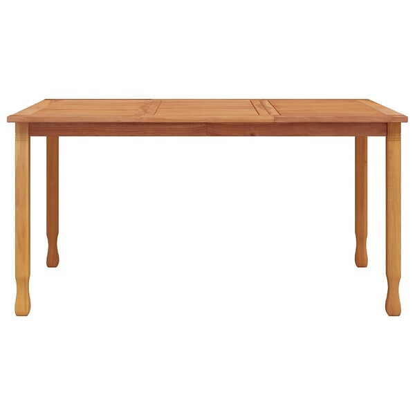 VIDAXL - vidaXL Table à dîner de jardin 150x90x75 cm bois massif de teck - large