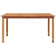 VIDAXL - vidaXL Table à dîner de jardin 150x90x75 cm bois massif de teck - vignette