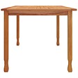 VIDAXL - vidaXL Table à dîner de jardin 150x90x75 cm bois massif de teck - vignette