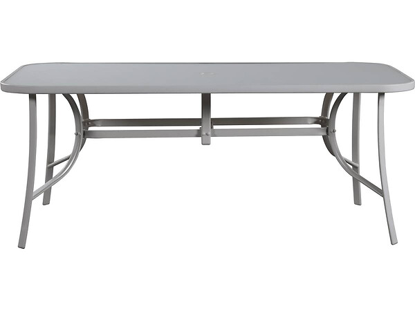 HABITAT ET JARDIN - Table et chaises de jardin en textilène "Cordoba XL 180" - Phoenix - 8 places - Taupe - large
