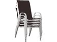 HABITAT ET JARDIN - Table et chaises de jardin en textilène "Cordoba XL 180" - Phoenix - 8 places - Taupe - vignette