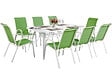 HABITAT ET JARDIN - Table et chaises de jardin en textilène "Cordoba XL 180" - Phoenix - 8 places - Vert - vignette