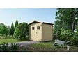 ALTANKA - Abri de jardin en bois - 4m2 - 2x2m - Ep. 19mm - Couleur: naturel - DOM565 - vignette